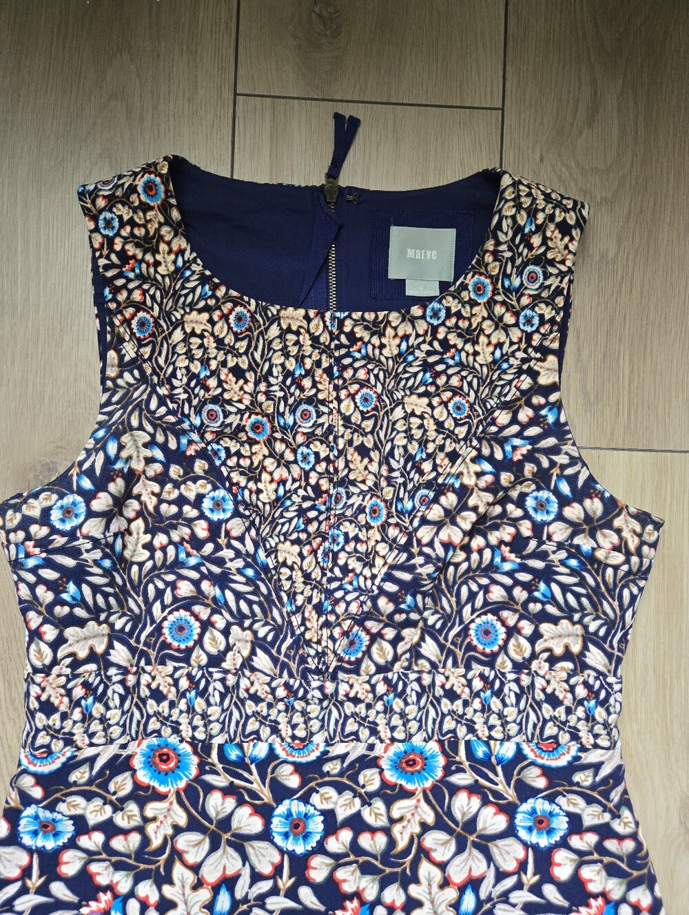 Anthropologie Maeve Brindille sleeveless floral print sheath dress Size 6 - Picture 3 of 9